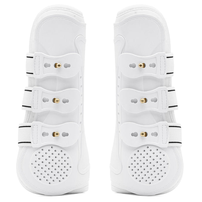 Jeffers Uniquely English Horse Tendon Boots, 2 - Pack - IAFX - Medium - White - 2 pk - 5