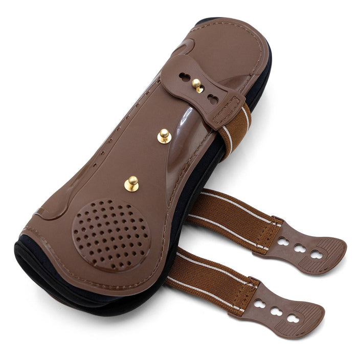 Jeffers Uniquely English Horse Tendon Boots, 2 - Pack - IAQI - Medium - Brown - 2 pk - 2