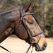 Jeffers Uniquely English "Kentucky" Fancy Stitched Leather Jumping Bridle for Horses - JEF14K - Havana - Cob - 1 - 3