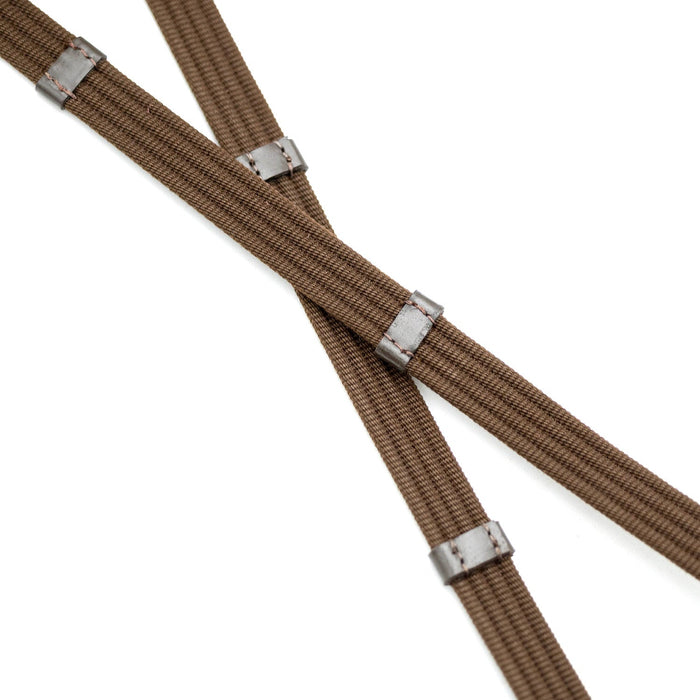 Jeffers Uniquely English Leather Web Reins for Horses - JEF15A - Havana - 1 - 10