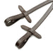 Jeffers Uniquely English Leather Web Reins for Horses - JEF15A - Havana - 1 - 8