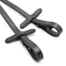 Jeffers Uniquely English Rubber Reins – Premium Leather, Non - Slip Grip, 54" for Horse Riding - JEF15E - Black - 1 - 11