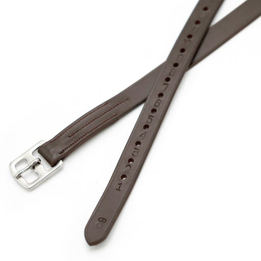 Jeffers Uniquely English Stirrup Leathers - JEF15G - 48" - Havana - 1 - 2