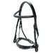 Jeffers Uniquely English "Windsor" Leather Dressage Bridle With Web Reins for Horses - JEF14T - Black - Cob - 1 - 4