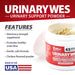 Jeffers UrinaryWes Urinary Support Powder with D - Mannose for Dogs & Cats - JEFBBF - 90 grams (Up to 42 Servings) - Chicken - Powder - 8