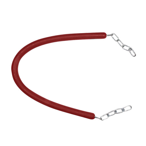 Jeffers Vinyl - Coated Steel Horse Stall Chains, 42" - IASR - Maroon - 6