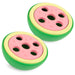 Jeffers Watermelon Natural Rubber Treat Dispensing Dog Dental Chew Toy with Vanilla Scent - I7QU-2 - Multi - Small - 2 - 13
