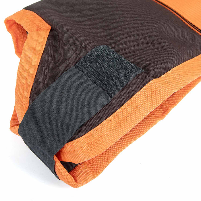 Jeffers Waterproof Breathe - Comfort 600D Ripstop Dog Blanket, 200 Gram - I2J1 - Dark Chocolate with Orange - 8" - 23