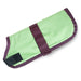 Jeffers Waterproof Breathe - Comfort 600D Ripstop Dog Blanket, 200 Gram - I2J2 - Light Green with Plum - 8" - 10