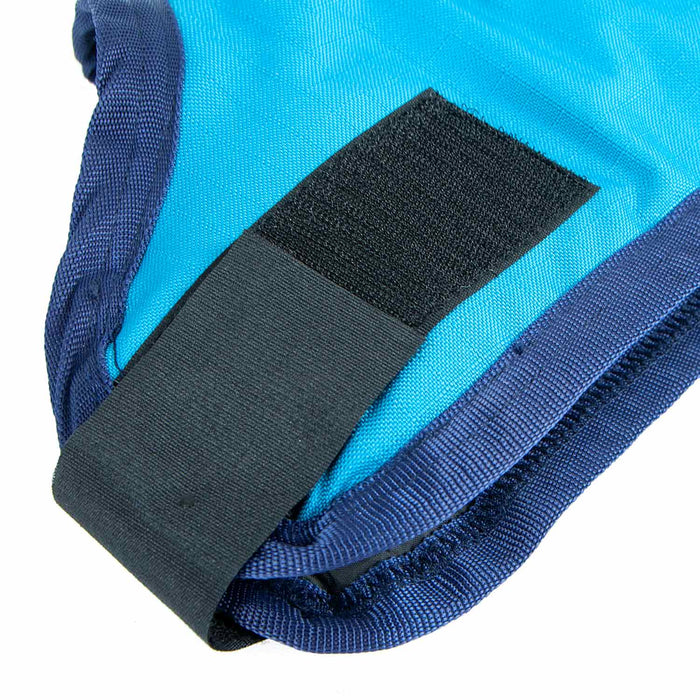 Jeffers Waterproof Breathe - Comfort 600D Ripstop Dog Blanket, 200 Gram - I2J3 - Teal with Navy Blue - 8" - 14