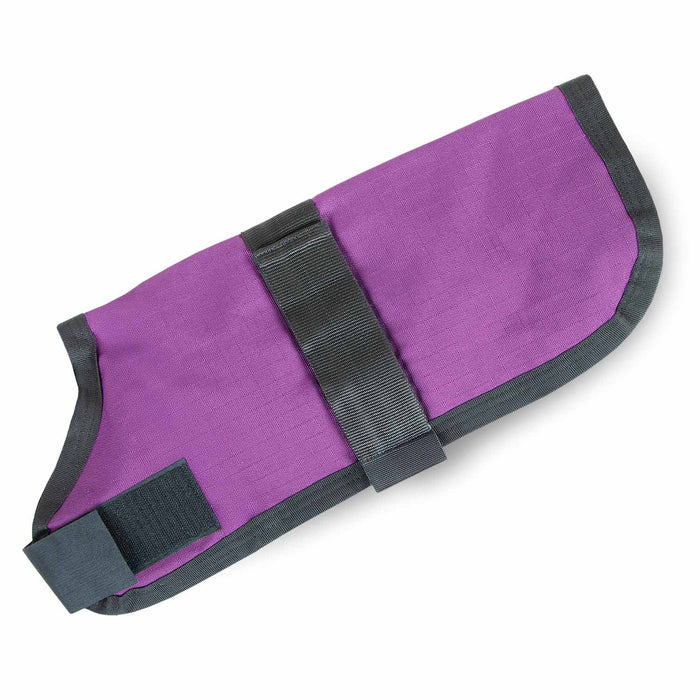 Jeffers Waterproof Breathe - Comfort 600D Ripstop Dog Blanket, 200 Gram - I2J6 - Purple with Black - 8" - 19