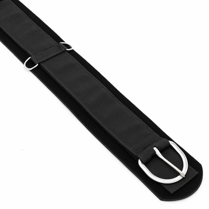 Jeffers Western Neoprene Straight Horse Cinch with Stainless Steel Hardware - Y7S6 - Black - 30" - 6