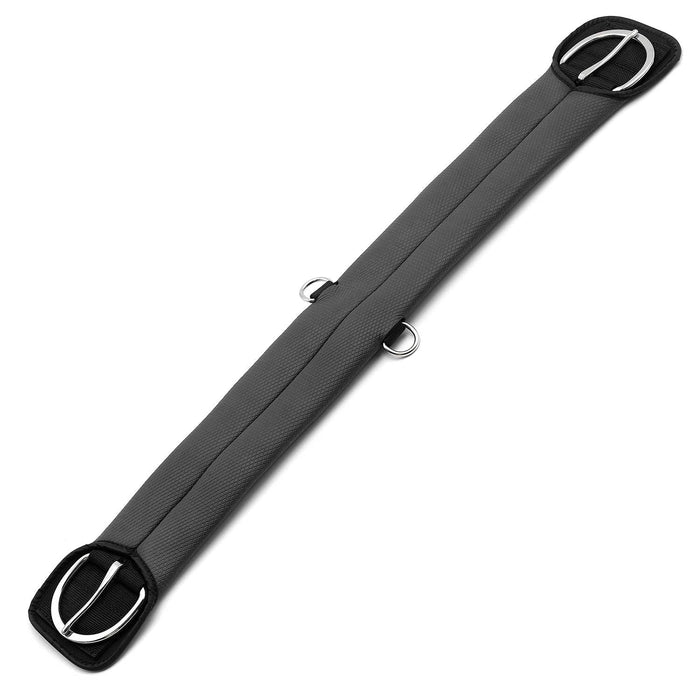 Jeffers Western PVC Sleeve Straight Cinch with Stainless Steel Hardware, Black - IACF - 28" - Straight Cinch - Black - 9