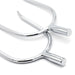 Jeffers Women’s English Spurs – Prince of Wales, Tom Thumb & Blunt End Styles - A8C9 - Chrome - Plated Blunt End Slip - On Spurs - Pair - 2 ct - 14