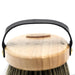 Jeffers Wooden Body Brush with Hand Strap, Stiff Bristle Dandy Grooming Brush - IA1M - Brown - 7" - Each - 5