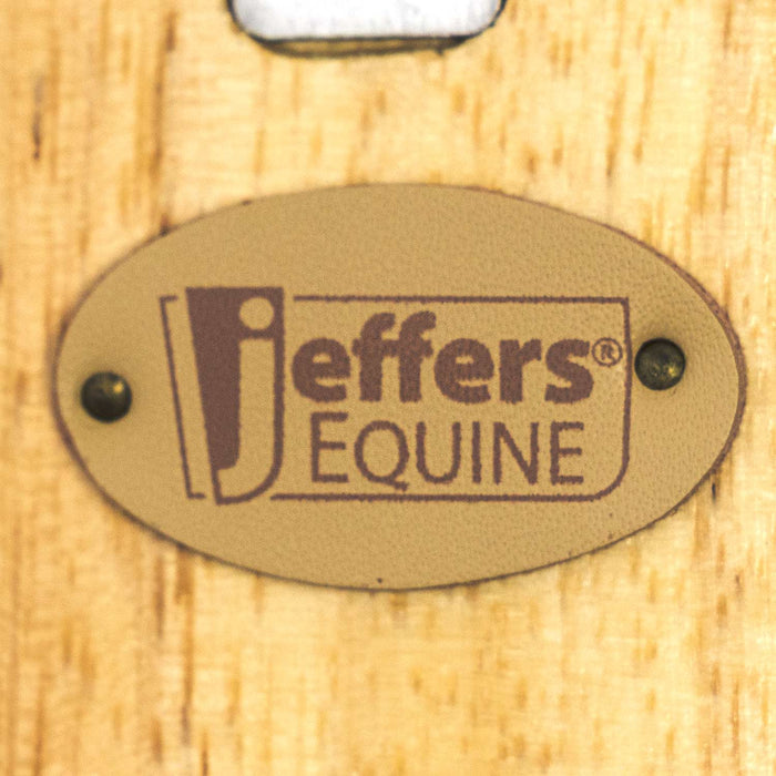 Jeffers Wooden Handle Hoof Pick & Brush, Horse Hoof Cleaning Tool - IA1J - Brown - 8" - Each - 5