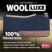 Jeffers WoolLuxe 100% Wool Equine Saddle Pad – Cushioned, Breathable, and Shock - Absorbing - JEF13A - Black - 30" x 30" - 3/4" - 51
