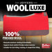 Jeffers WoolLuxe 100% Wool Equine Saddle Pad – Cushioned, Breathable, and Shock - Absorbing - JEF13C - Red - 30" x 30" - 3/4" - 16