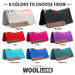 Jeffers WoolLuxe 100% Wool Equine Saddle Pad – Cushioned, Breathable, and Shock - Absorbing - JEF13E - Turquoise - 30" x 30" - 3/4" - 3
