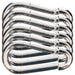 Jeffers Zinc - Plated Steel Bucket Hook Spring Snap - IAZ1-6 - 5/16" x 3 - 1/8" - 6 Pack - 6