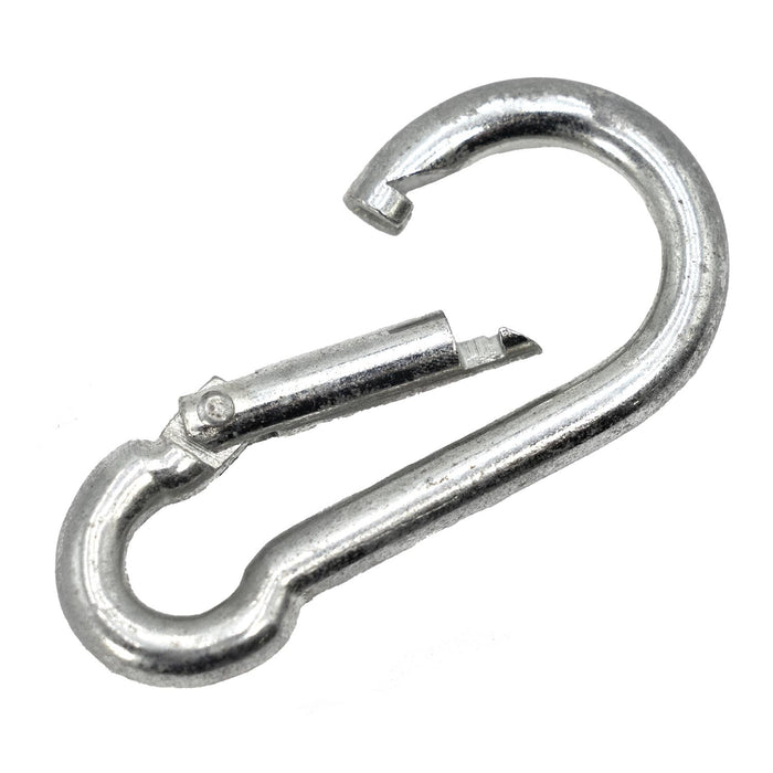 Jeffers Zinc-Plated Steel Bucket Hook Spring Snap - IAZ2-10 - Zinc-Plated - 1/4" x 2-3/8" - 10 Pack - 11
