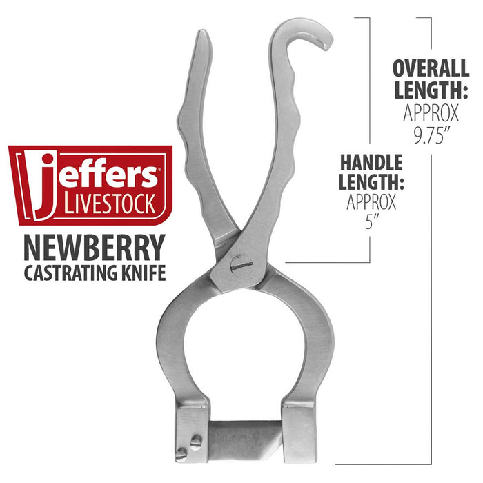 Newberry Castrating Knife (& Replacement Blades) - Newberry Castrating Knife  