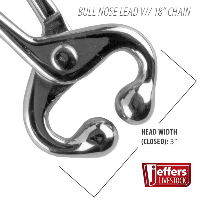 Bull Nose Lead w/ chain - Bull Lead With Chain  