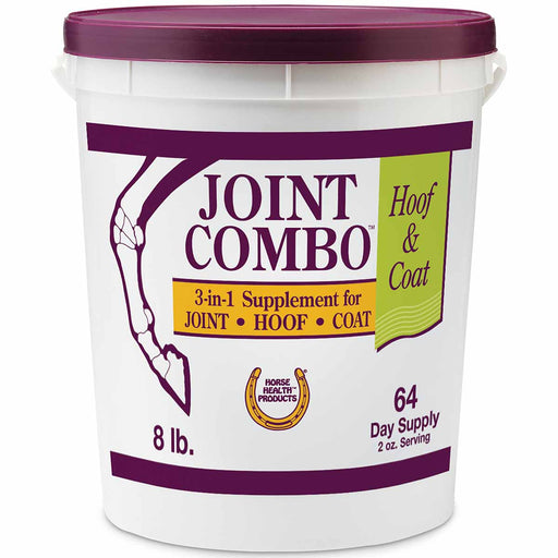 Joint Combo Hoof & Coat Supplement for Horses - FAJ9 - 8 lb (64 servings) - Cinnamon Apple - 1