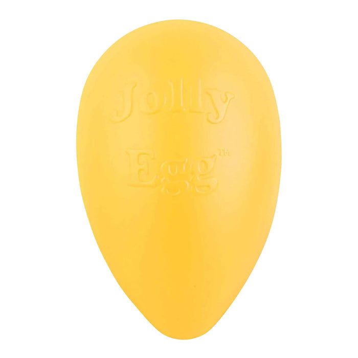 Jolly Egg Dog Toy  Durable, Interactive Chase & Floating Toy for Dogs - H7W6 - 8" - Yellow - 7