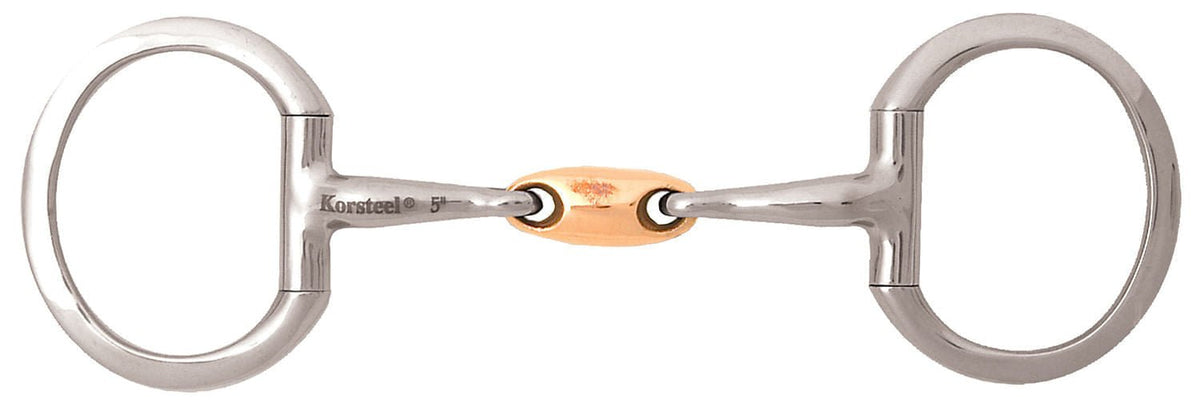 JP Korsteel Copper Oval Link Eggbutt Snaffle Bit for Horses — Jeffers