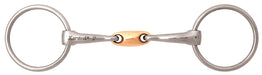 JP Korsteel Copper Oval Link Loose Ring Snaffle Bit - Jeffers - Horse Supplies > Horse Tack > Bridle Bits