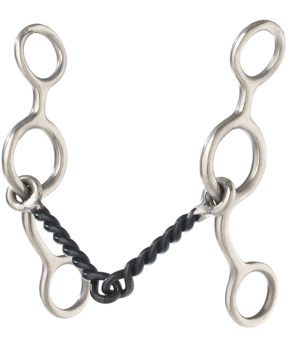 Jr. Cowhorse Snaffle Bit, 5' (Twisted) - Jeffers - Horse Supplies > Horse Tack > Bridle Bits