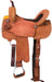 Royal King Branson Roughout Barrel Saddle, Brown - 15 in  