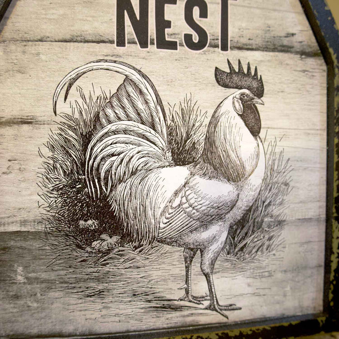 Rooster Barn Sign - Multi  