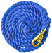 Tough1 Braided Cotton Horse Lead Rope w/ Trigger Bull Snap, 8.5' - Royal Blue  