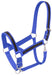 Premium Nylon Draft Halter With Overlay - Royal Blue  