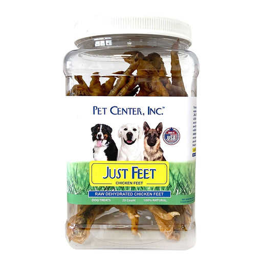 Just Feet Chicken Feet Dog Treats – All - Natural, Single Ingredient, Air - Dried - PC3Z - Natural - Chicken - 25 - 1