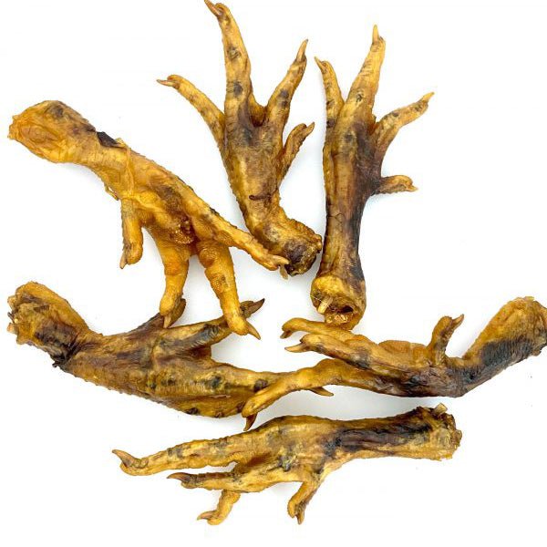 Just Feet Chicken Feet Dog Treats – All - Natural, Single Ingredient, Air - Dried - PCI3Y - Natural - Chicken - 10 - 3