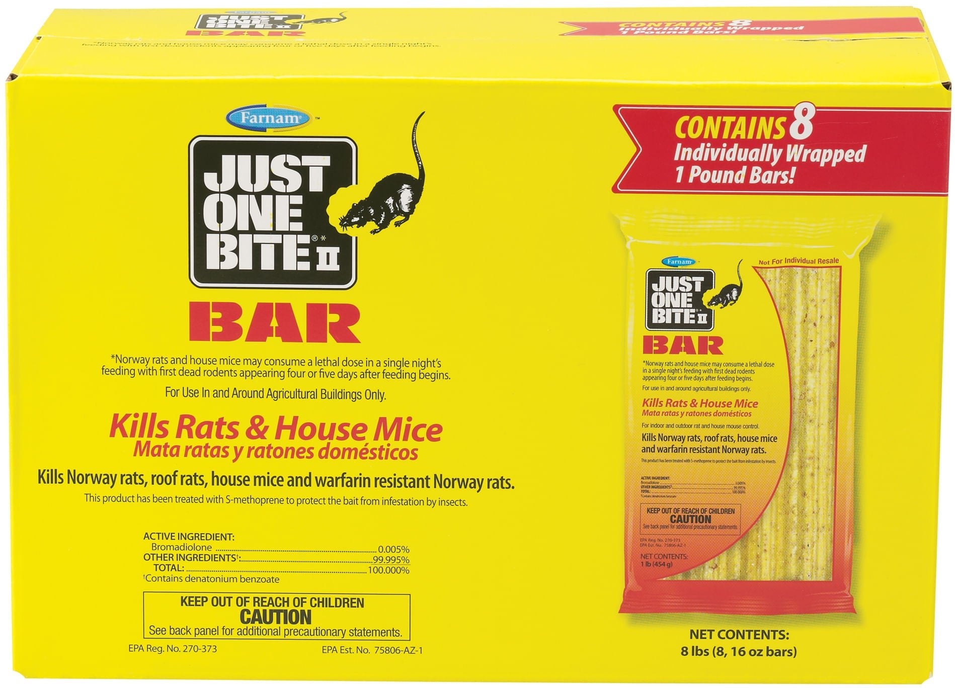 Just One Bite II Rodent Control Bar — Jeffers