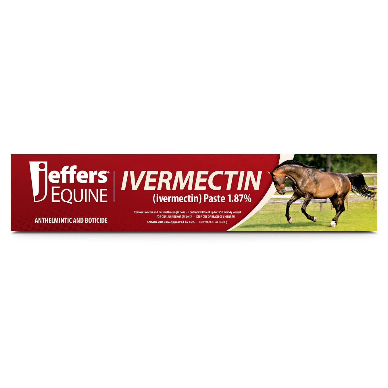 Ivermectin Horse Dewormer Gel - Single Dose  