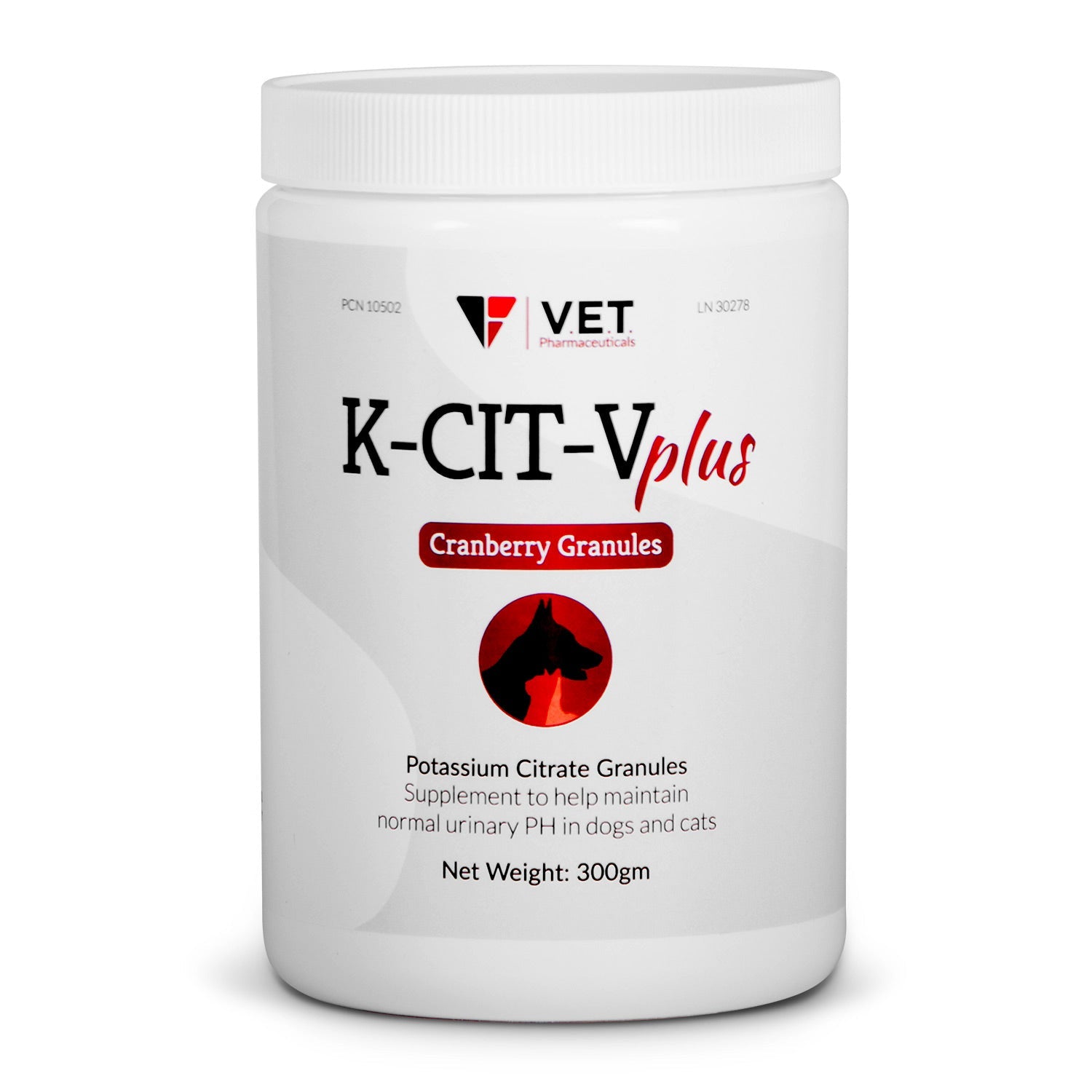 K-CIT-V Plus Cranberry for Dogs and Cats, 300 gm Granules — Jeffers