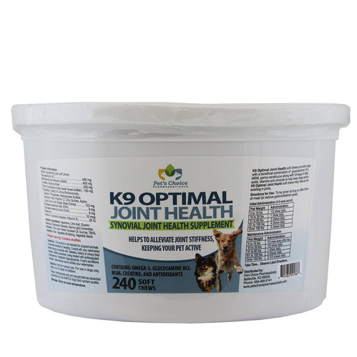 K9 Optimal Joint Health Soft Chew - 015PC-240 - 240 ct - Jar - 1