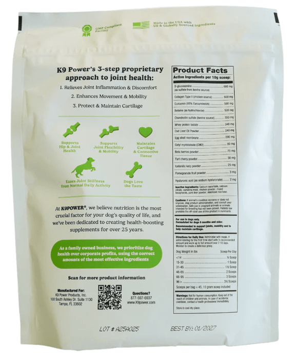 K9 Power Joint Strong Joint Support Formula for Dogs - OGCB - 6