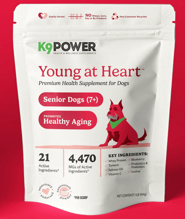 K9 Power Young at Heart Senior Dog Health Formula - OGK9 - 1 lb - 1