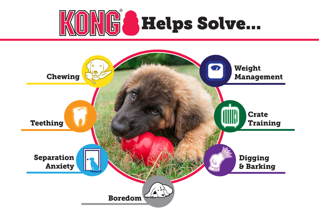 KONG Classic Dog Toy - XS Red Kong, 2.25"  