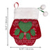 Holiday Stocking Paw Lg Color Red