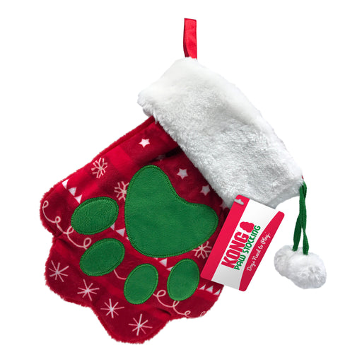 Large KONG Holiday Paw Stocking -   