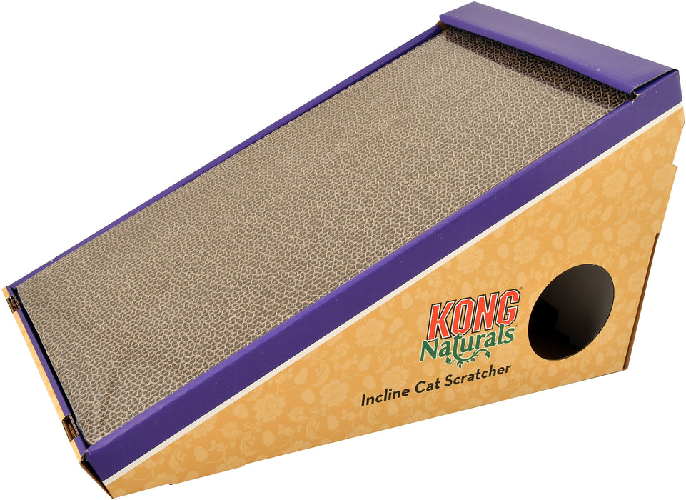 KONG Naturals Incline Scratcher w/ Toy - Kong® Naturals Incline Cat Scratcher with Toy  