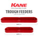 Kane Trough Feeder - 36" Kane Trough Feeder, Red  