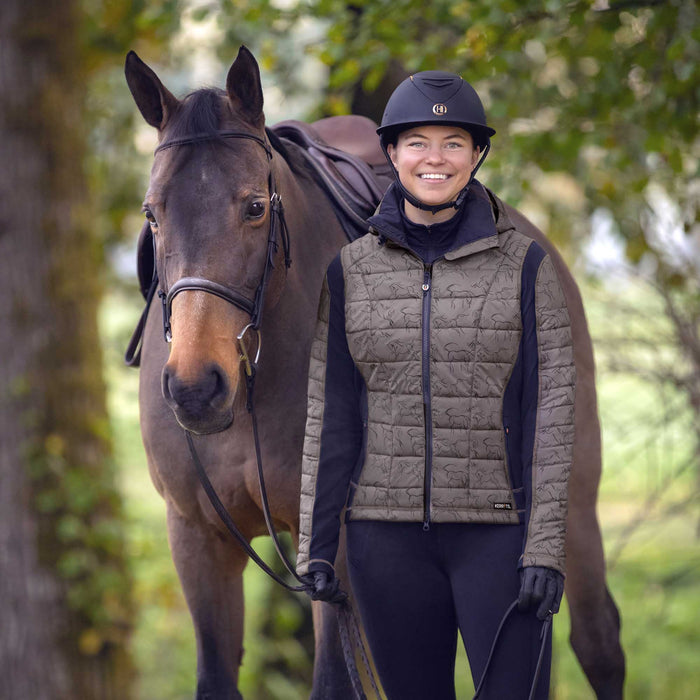 Kerrits Heads Up Winter Whinnies Quilted Jacket - Jeffers - Women > Women's Riding & Equestrian Clothes